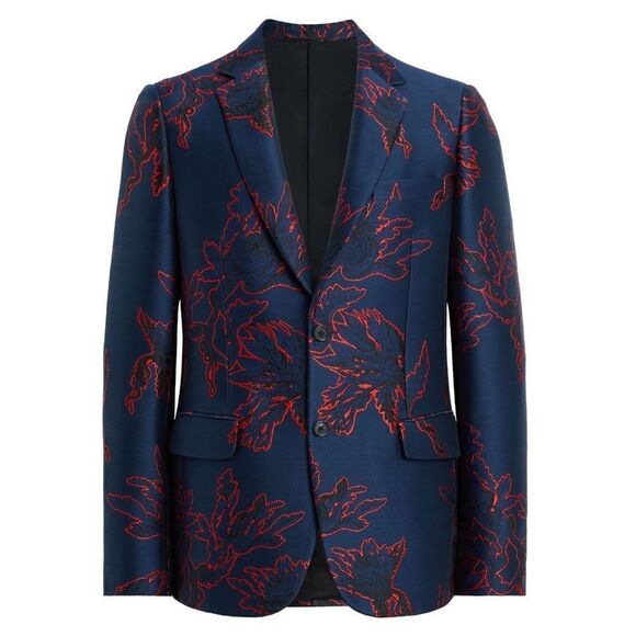 Men’s Roberto Cavalli Lacquered Opium Snake Suit Jacket Size 48EU / 38US - Picture 2 of 16